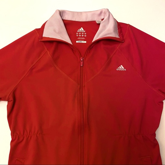 Adidas Hot Pink Zip Up Jacket - Picture 5 of 6